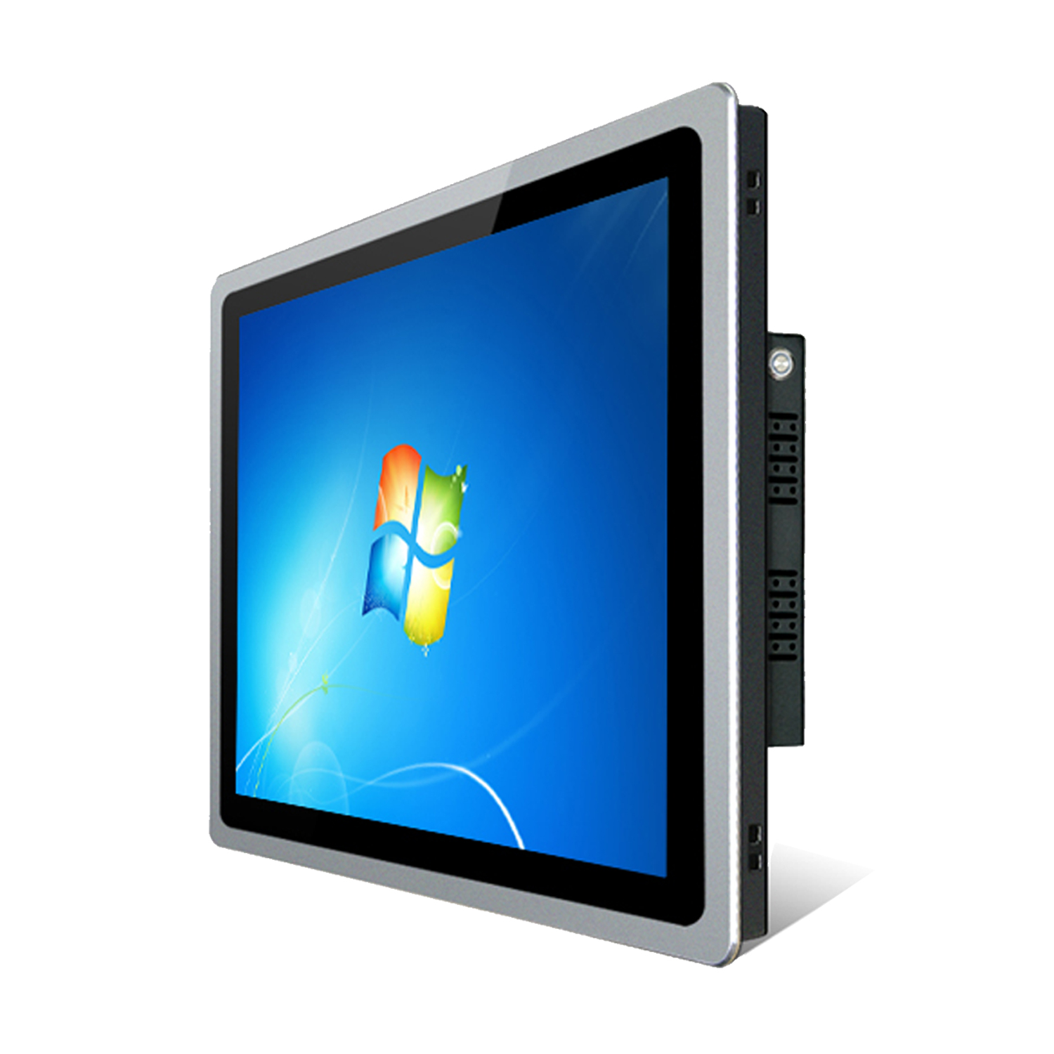 Mini ordenador Industrial de 15 pulgadas, Panel de PC todo en uno con pantalla táctil capacitiva, WiFi incorporado, RS232 Com para Win10 Pro 1024*768