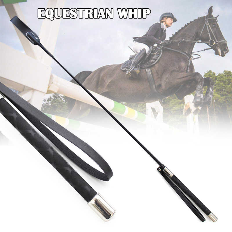 Látigo de caballo antideslizante de 50/70cm, látigo de caballo de cuero Pu, látigos de montar ligeros, juguete de flirteo deportivo ecuestre