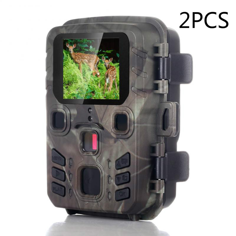 2 Cámaras de Caza Inalámbricas con Visión Nocturna de 20MP y 1080P, Resistentes al Agua, Modelo MiNi301, para Vigilancia de la Vida Silvestre