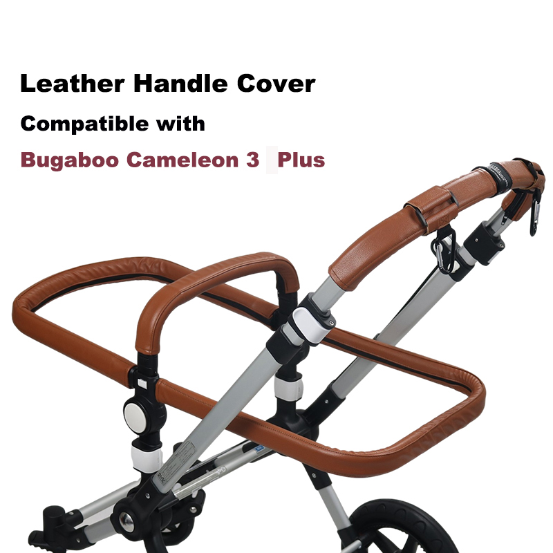 Novos carrinhos alça capas para bugaboo cameleon 1 2 3 plus caso de couro do plutônio capa braço bumber cobre alça pram acessórios