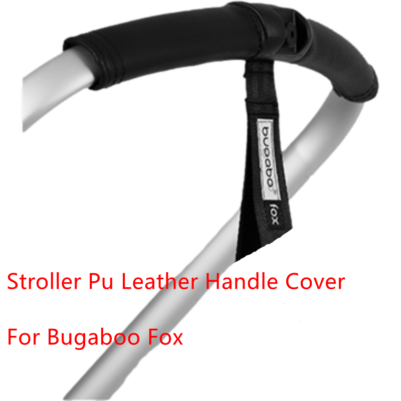 3 pçs/sets capas de couro do plutônio para bugaboo raposa 1/2 lidar com cadeiras de rodas carrinho de bebê braço caso protetor pram acessórios para carros