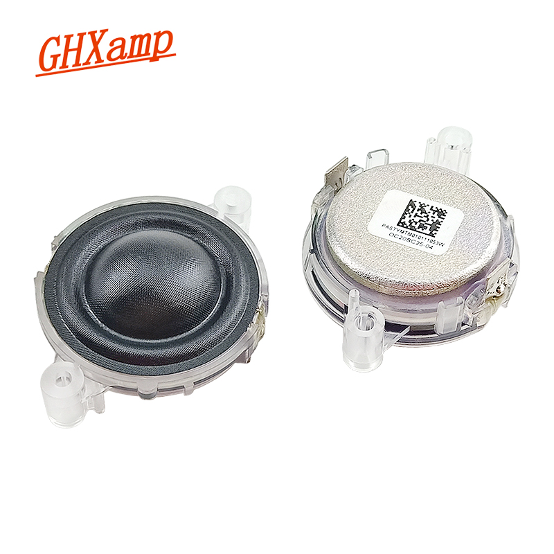 Pour Harman Kardon 1.25 pouces haut-parleur triple en néodyme 4Ohm 20W Tweeter dôme en soie unité binaurale intégrée bricolage support en cristal 2 pièces