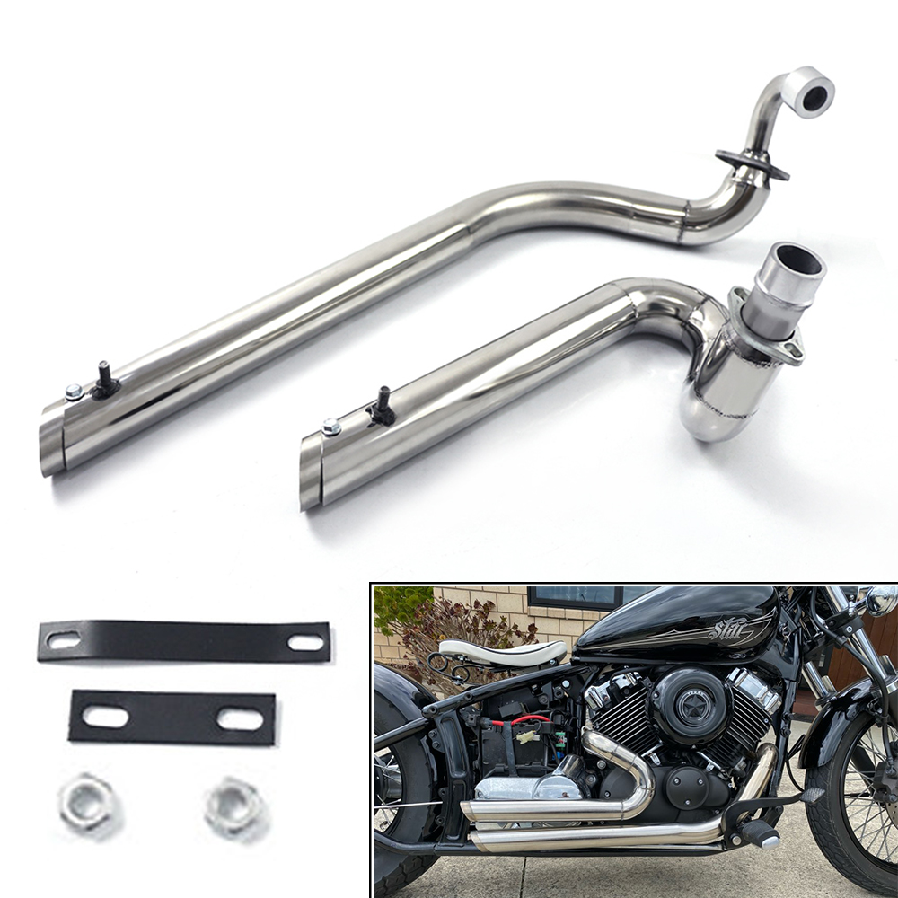 Silenciadores de escape para motocicleta Yamaha V Star 650 XVS650 XVS400 DS650 400 Drag Star 400 Drag Star 650 Todos los años