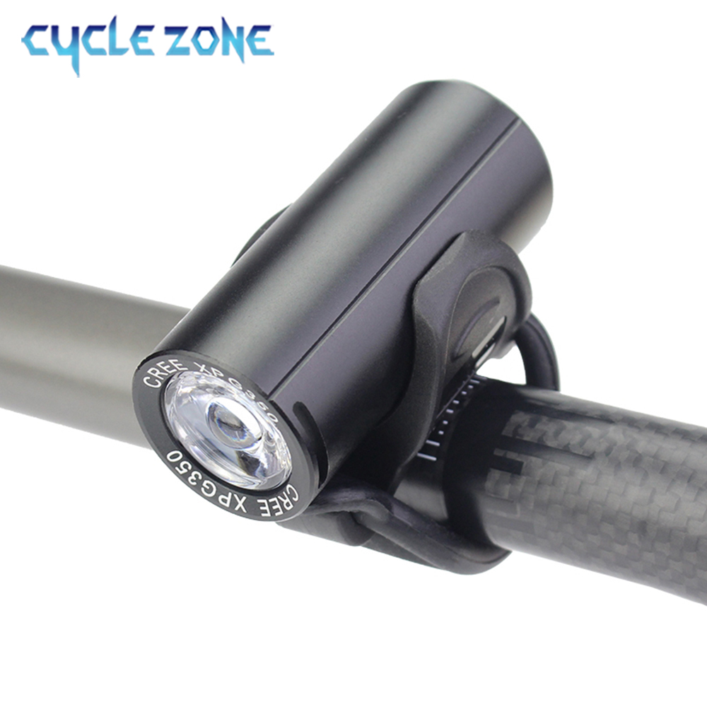 XPG LED lampka rowerowa USB akumulator 350 lumenów MTB przednie światło wodoodporny rower górski reflektor latarka rowerowa