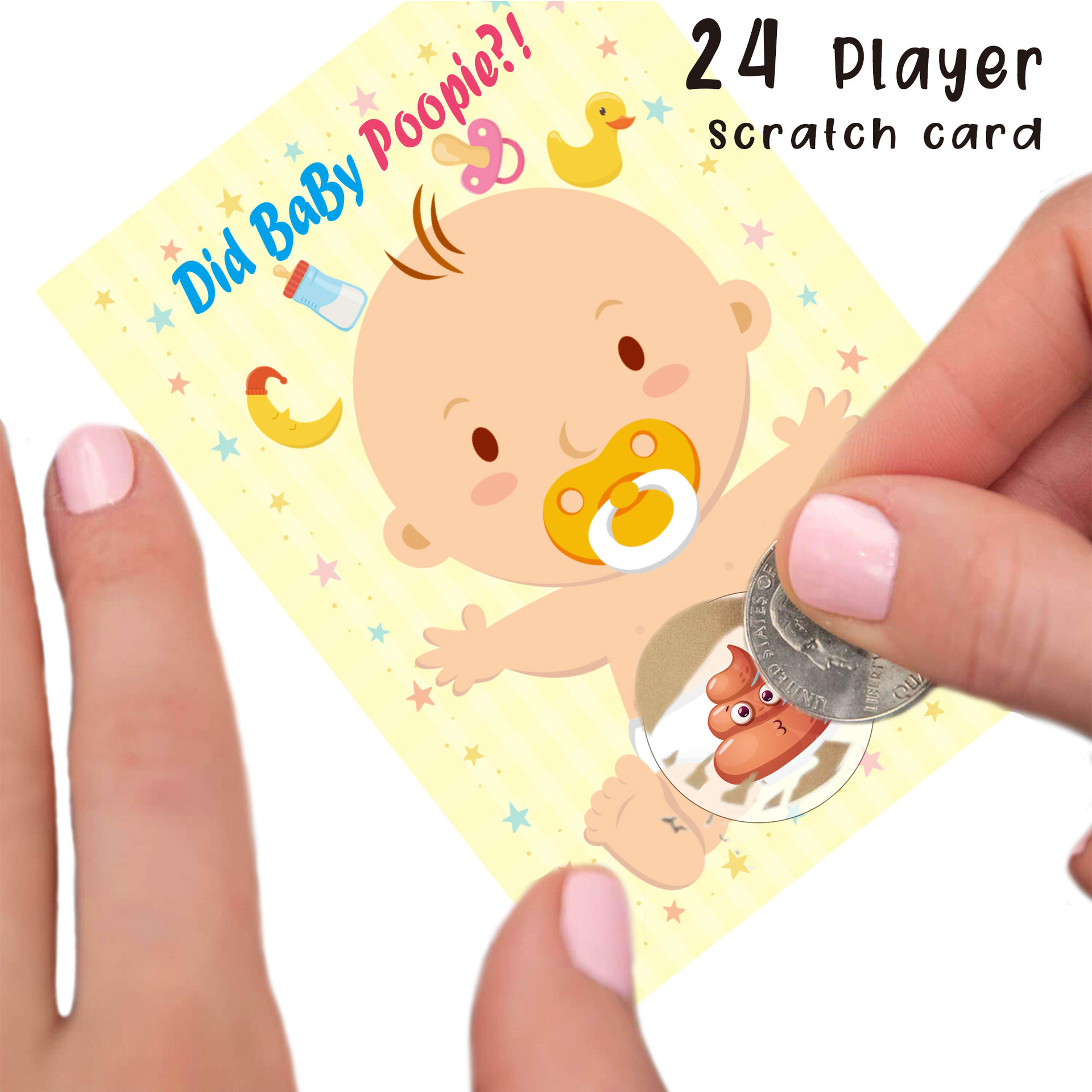 Baby Shower Party Geschlecht offenbaren Spiel Rubbelkarten Baby Shower Party Dekoration Versorgung