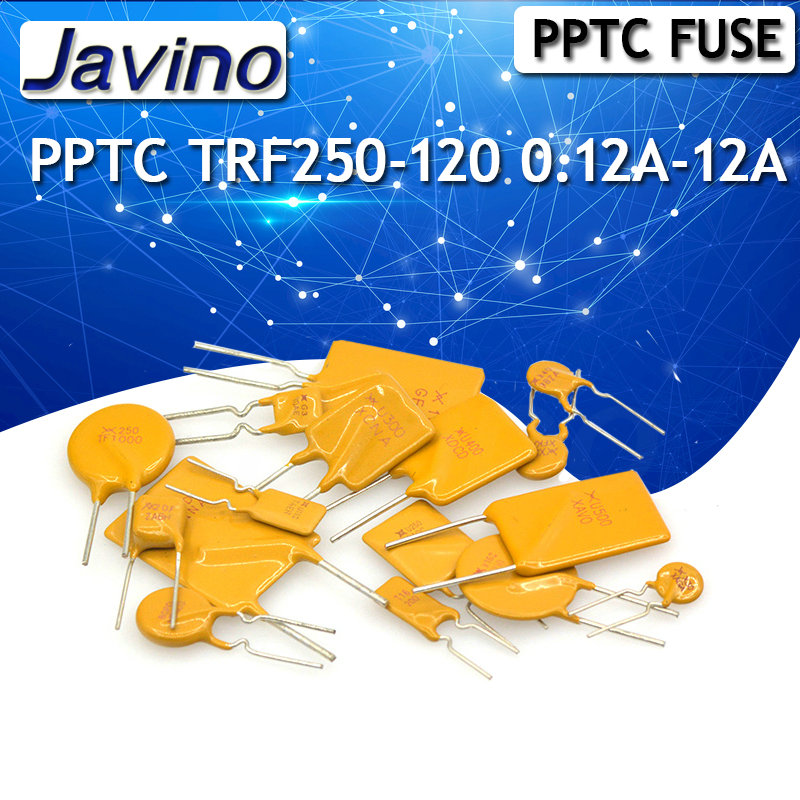 10PCS DIP ซึ่งสามารถตั้งค่าใหม่ได้การกู้คืนด้วยตนเองฟิวส์ RUEF250/RGEF300/TRF250/RXEF030 โดยตรงฟิวส์ 16V 30V 72V 250V 0.4A-12A