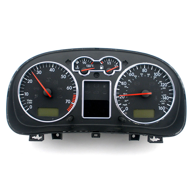 Матовый хромированный измеритель скорости для VW MK4 Golf 4 Jetta GTI GLI V6 4 Motion