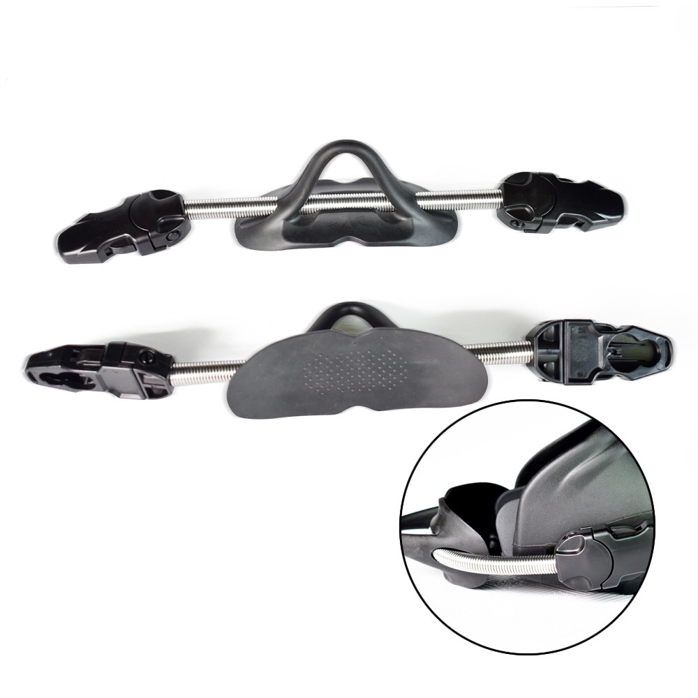 DEMMET 2PCS อุปกรณ์ดําน้ําดําน้ําสแตนเลสสตีลฤดูใบไม้ผลิ Fin สายรัด DIVER ส้นสายรัดเกียร์ Drop ShippingDEMMET