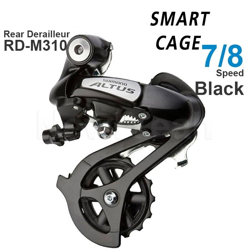 SHIMANO ALTUS RD-M310 ACREA RD-M360 7/8 ความเร็ว 3x7s 3x8s จักรยานเสือภูเขาจักรยานขี่จักรยาน MTB ด้านหลัง Derailleur