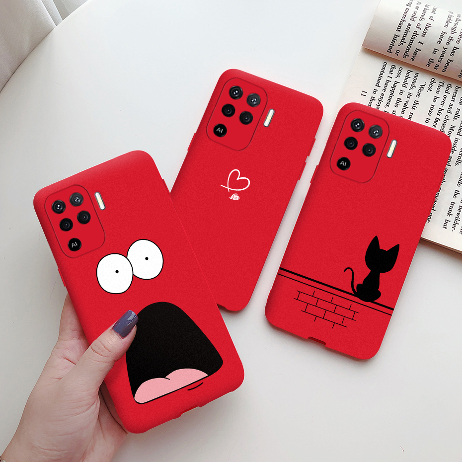 Leuke Geschilderd Case Voor Oppo Reno 5 Lite Case 2021 Soft Silicone Cover Voor Oppo Reno5 Z Reno 5 F Z Lite 5F 5Z Telefoon Tas Gevallen