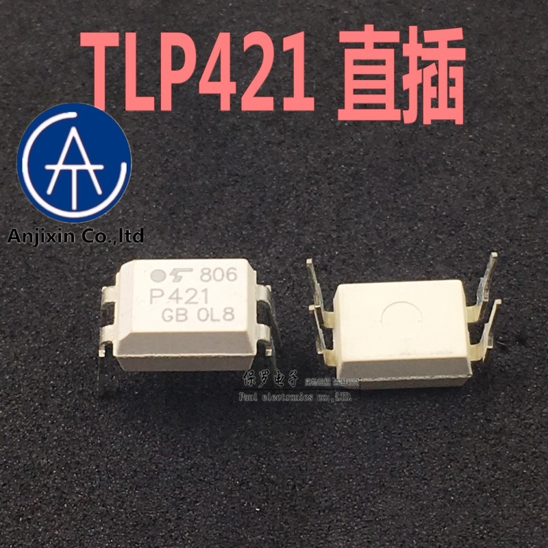 10 Uds 100% original nuevo photocoupler TLP421GB TLP421 P421 DIP-4 de stock real