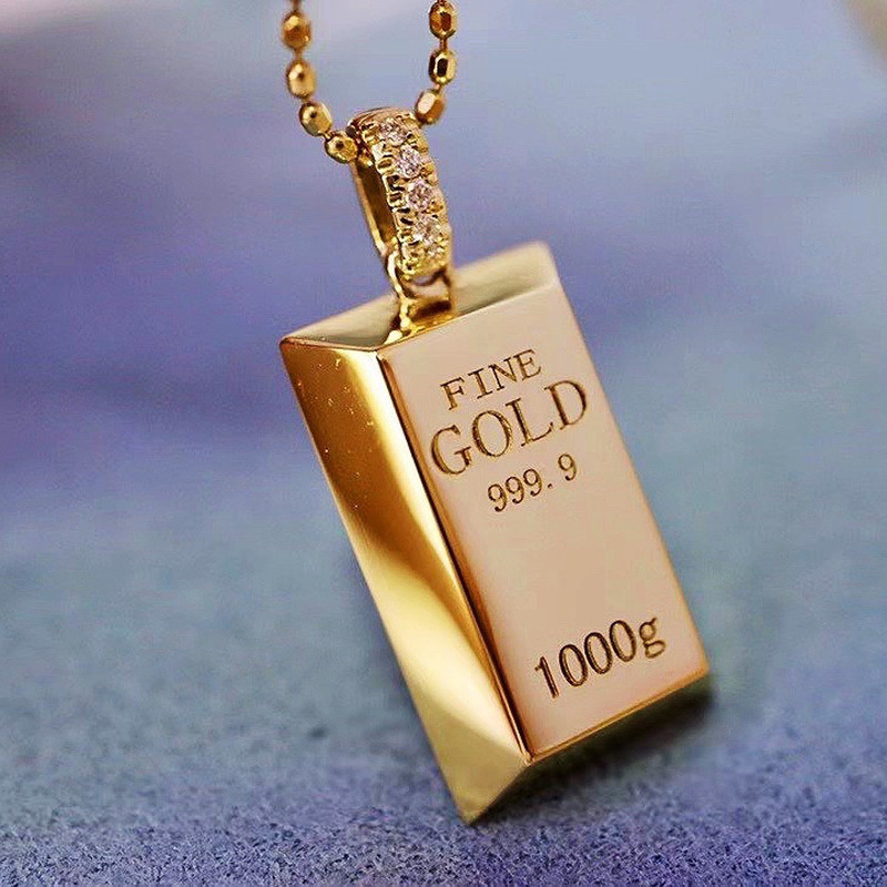 Feine Soild 18K Gold Gefüllt Anhänger Charme Hochzeit Anhänger Halskette Für Frauen Braut Partei Halsband Schmuck