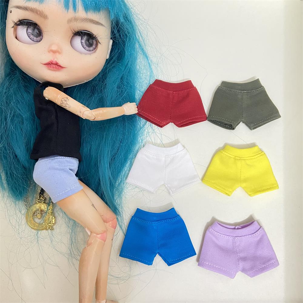 НОВИНКА, 1 шт., одежда Blyth, короткие штаны, милые базовые штаны для Blyth, Momoko, Obistu, Licca, FR 1/6, аксессуары для кукол
