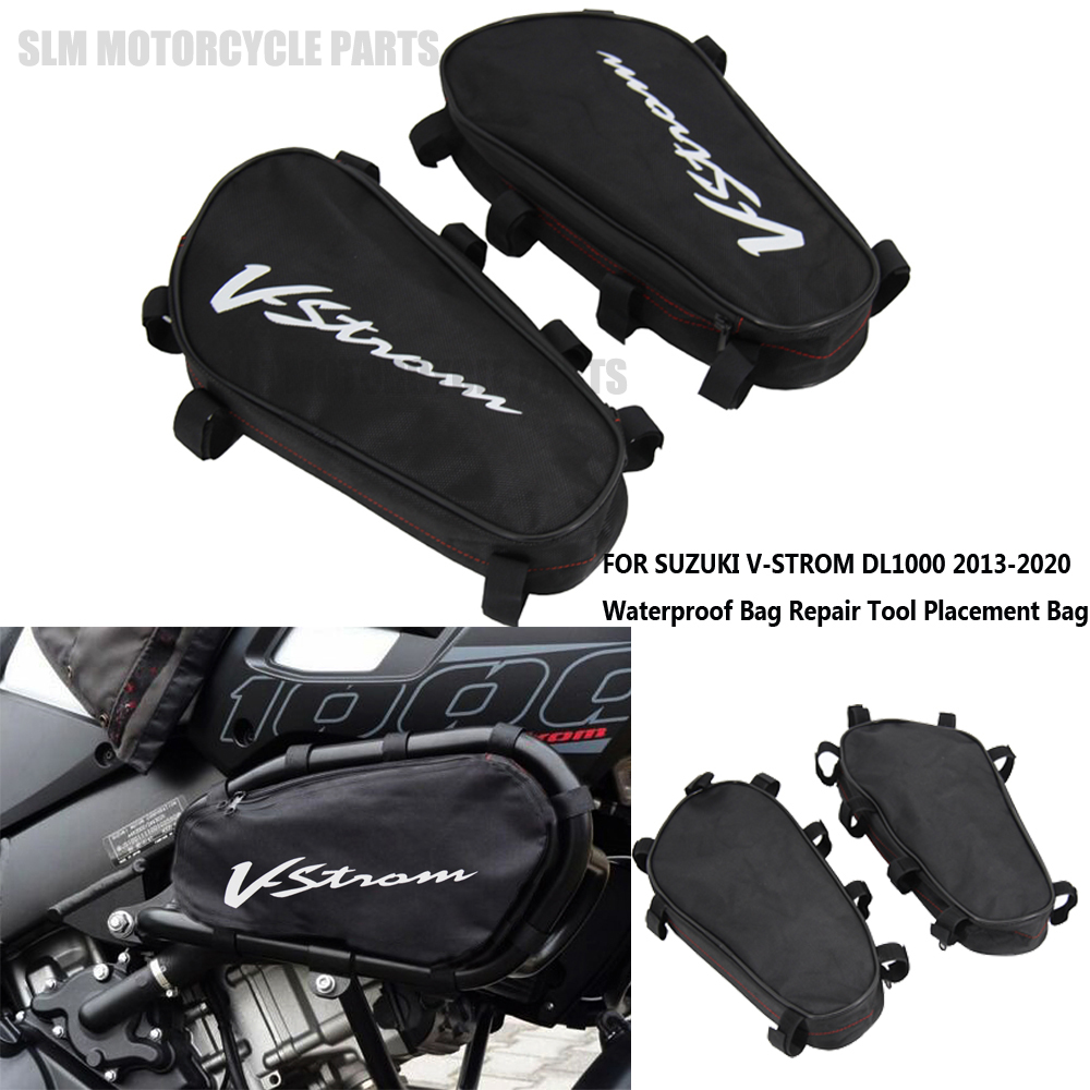 Bingkai Kecelakaan Bar Tas Tahan Air Alat Perbaikan Tas Penempatan untuk SUZUKI V-STROM DL1000 DL 1000 2021 dan Seterusnya Aksesoris Motor
