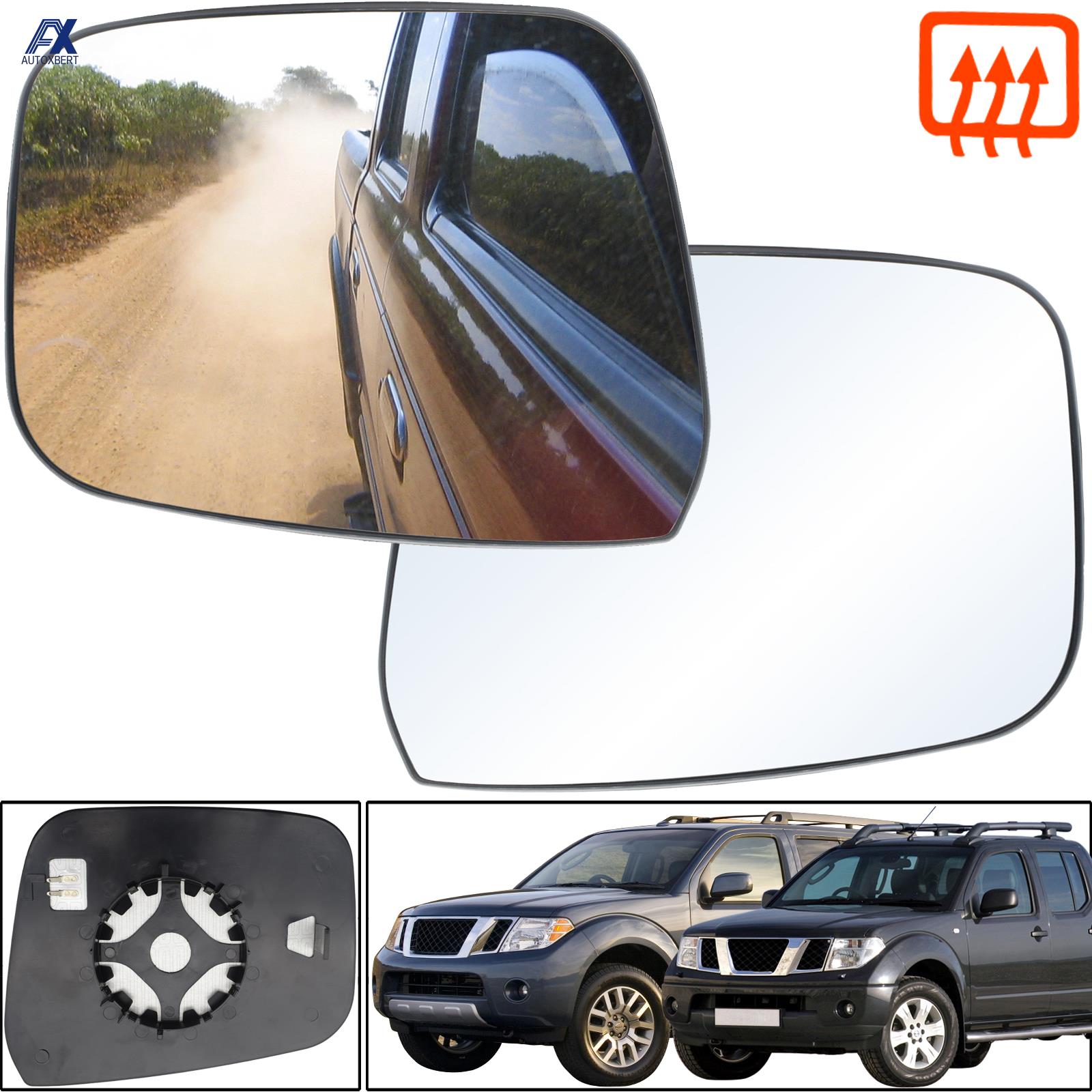 Lewe i prawe lusterko boczne ze szkła podgrzewanego wypukłego ​ Dla Nissan Navara D40 2005 - 2013 Pathfinder R51 2005 - 2012 Widok z tyłu