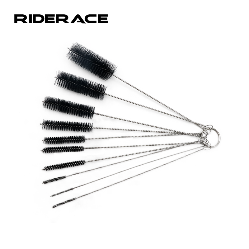 Spazzole per la pulizia della catena della bicicletta cura della catena della bici rimuovere lo sporco spazzole per aghi pulite multifunzione MTB Road Cycling Clean Tools