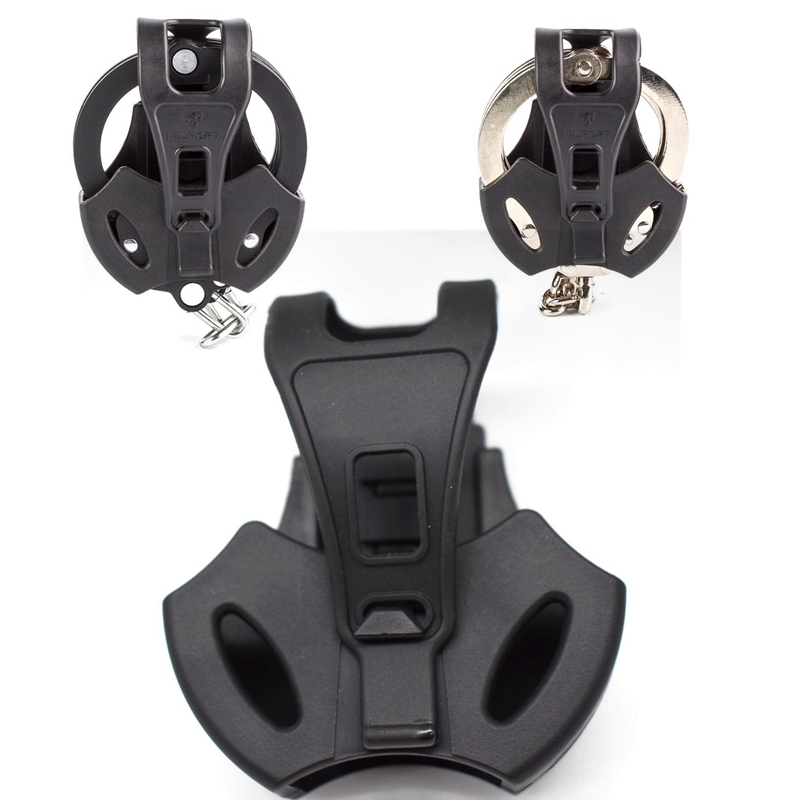 Capa tática de punho superior aberto para caça, serve para algemas padrão para cinto de 5.5cm para treinamento de airsoft, coldre de segurança