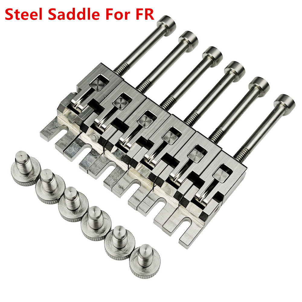 【Made in Japan】 1 Set (6/7 STUKS) Elektrische Gitaarbrug Roestvrijstalen Zadel Voor FR Floyd Rose Tremolo Systeem Brugzadels