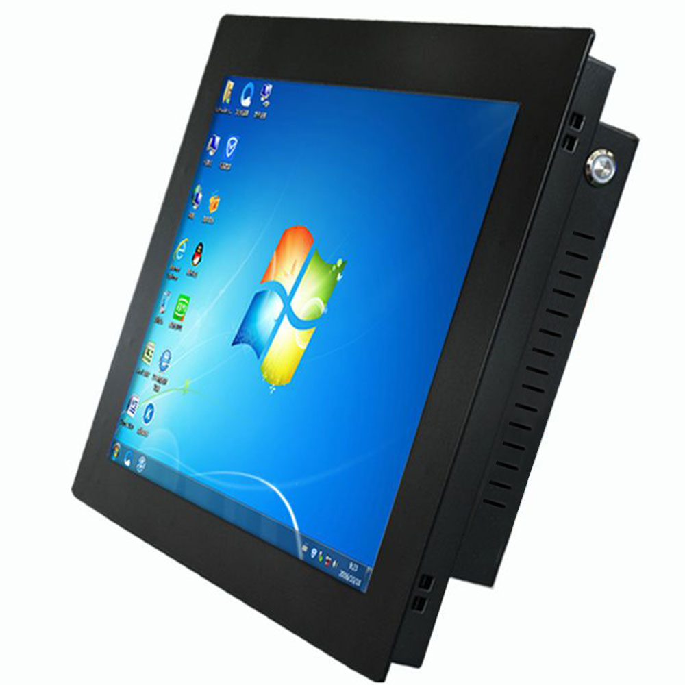Panel de tableta Industrial de 12, 10, 15 pulgadas, ordenador de escritorio, Núcleo táctil resistivo i3, sistema Win XP/7/10, USB SSD, WiFi, Mini PC