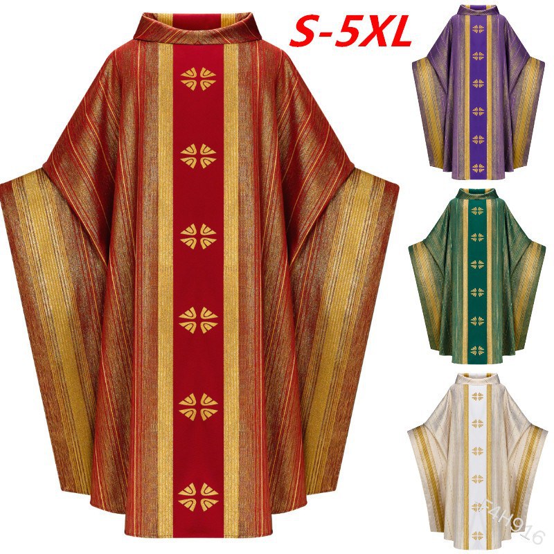 Chal Retro Medieval para hombre, Túnica de oración, vestido de Iglesia, Carnaval, sacerdote, monje, capa, capa de caballero, disfraz de Cosplay para fiesta de Halloween