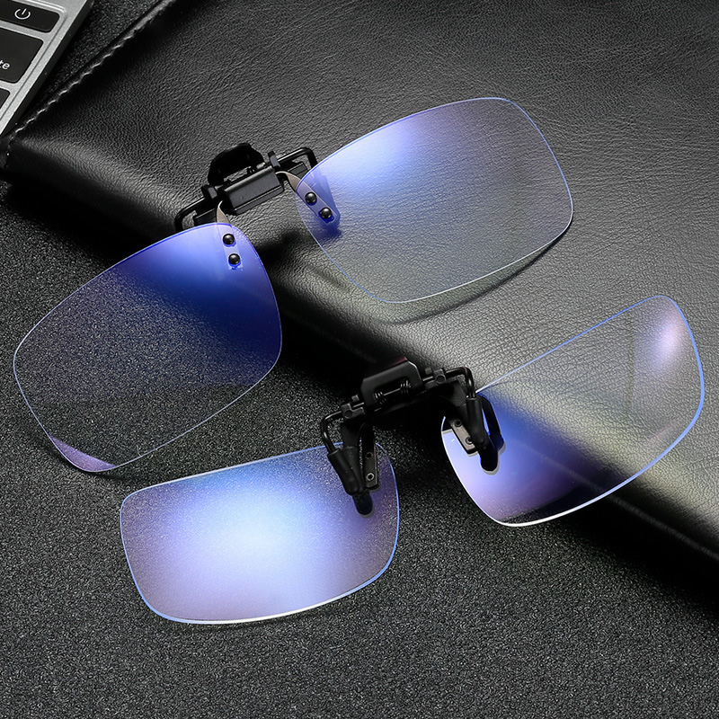 Unissex anti azul raios clipe óculos de computador feminino quadro quadrado óculos de jogos dos homens anti olho luz de bloqueio eyewear