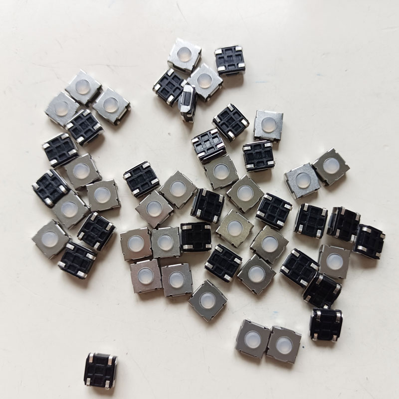 Micro Switch ปุ่ม Remote Key Tact Push ปุ่มสำหรับ VW ขนาด: 6*6*3.5มม.ซิลิโคนโปร่งใส