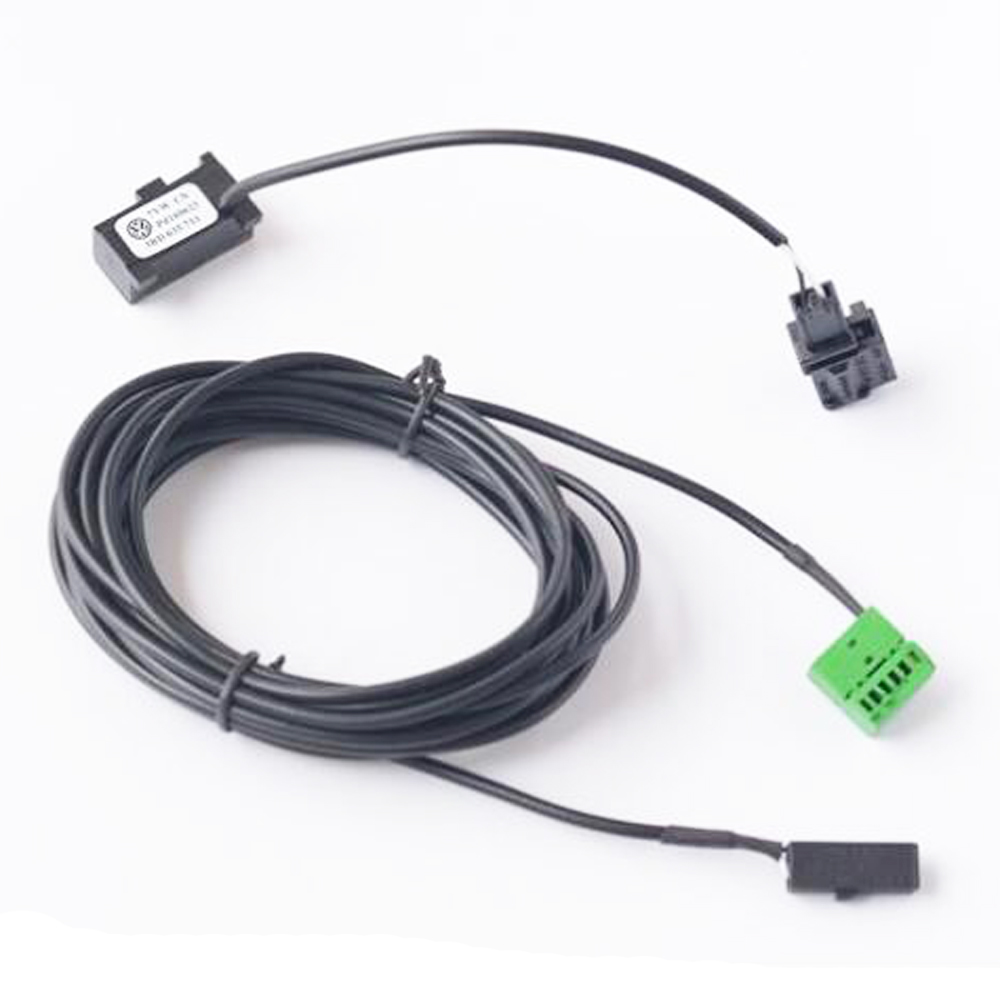 Cables de arnés de cables Bluetooth + micrófono para reproductor de CD VW RCD510 RNS510 RNS315 para Skoda Columbus para Seat MediaSystem