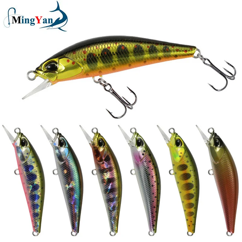 1 stücke Japan Pesca Fest Angeln Köder 50mm 4g Sinking Minnow Wobbler Peche Künstliche Kurbel Köder Bass Barsch hecht Lachs Forelle