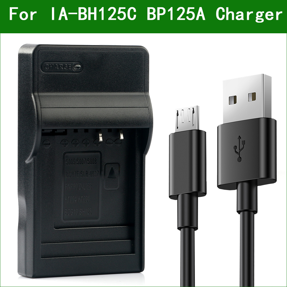 IA-BH125C BP125A Kamera Charger Baterai untuk Samsung HMX-R10 Q10 Q20 Q100 Q130 Q200 QF20 QF30 QF33 QF300 QF310 QF320 T10 T11 M20