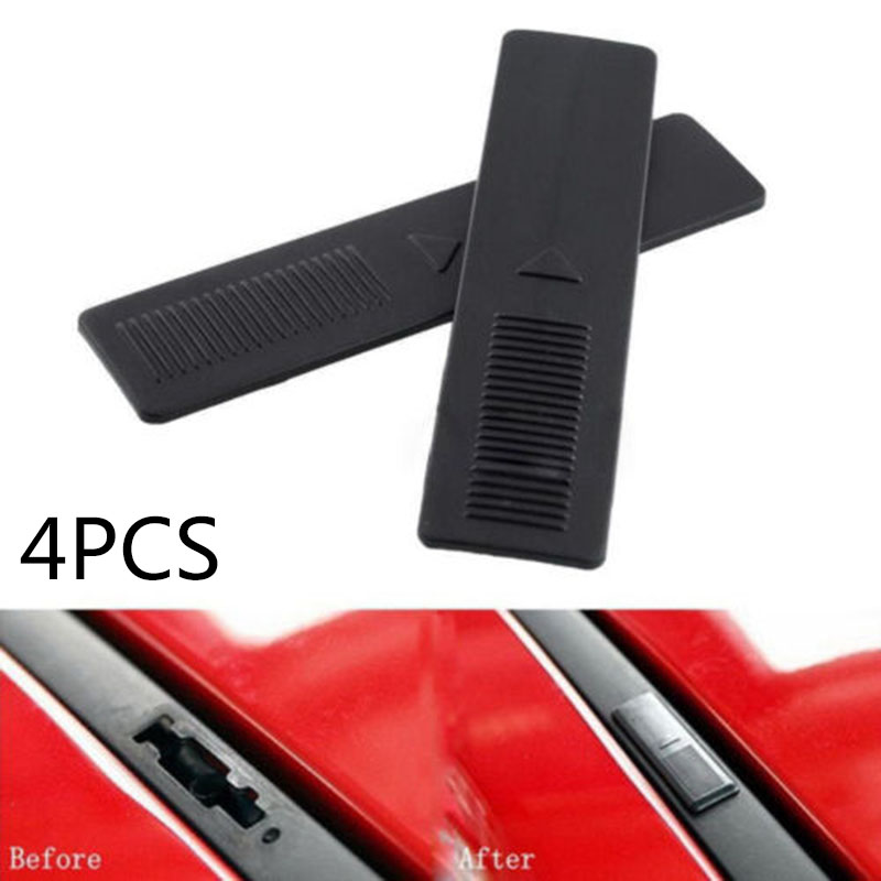 Para Mazda 2 3 6 CX5 CX7 CX9 estante de riel de techo de coche moldura Clip cubre tira 4 Uds tapa de techo embellecedor accesorios de decoración de estilo de coche