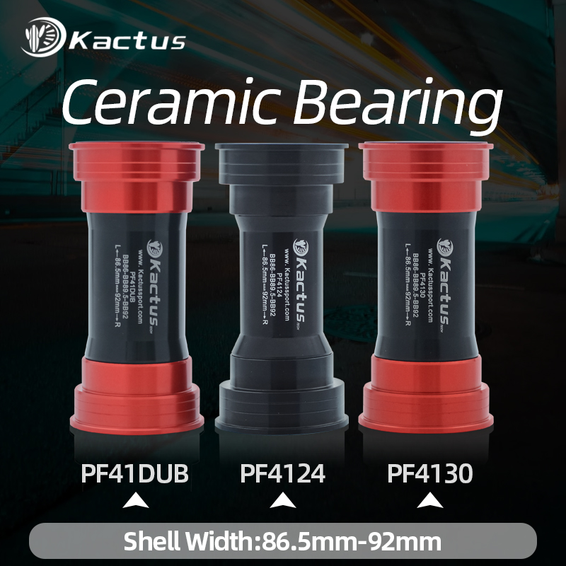 PF4124 BB86 92 Pressfit Braket Bawah Sepeda Mtb Road BB PF4130 PF41-DUB Frame Shell 86.5-92mm Cocok untuk Shimano SRAM GXP-DUB