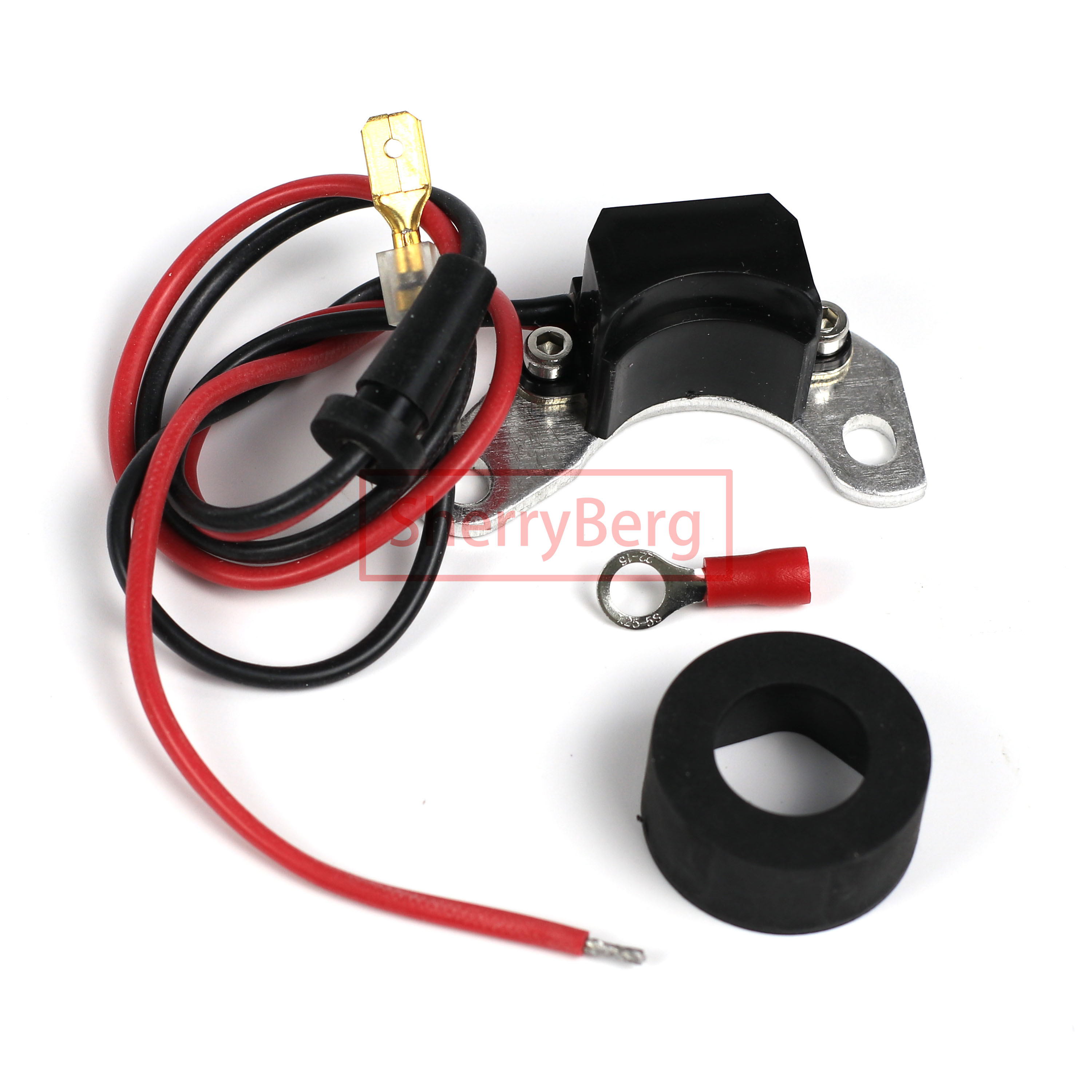 Kit de ignição eletrônica 45d6 para florescimento, distribuidor para triumph jaguar xj6 6, clinders, austin, daifotos, land rover