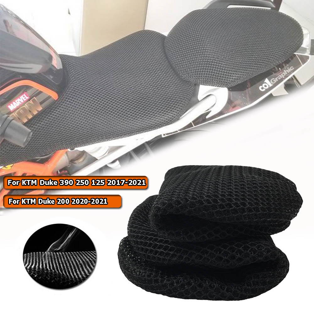 Untuk KTM Duke 390 250 125 200 Sarung Jok Pelindung Bantalan Jaring Insulasi Tahan Air untuk Duke390 Duke250 Duke125 Duke200 2017-2022