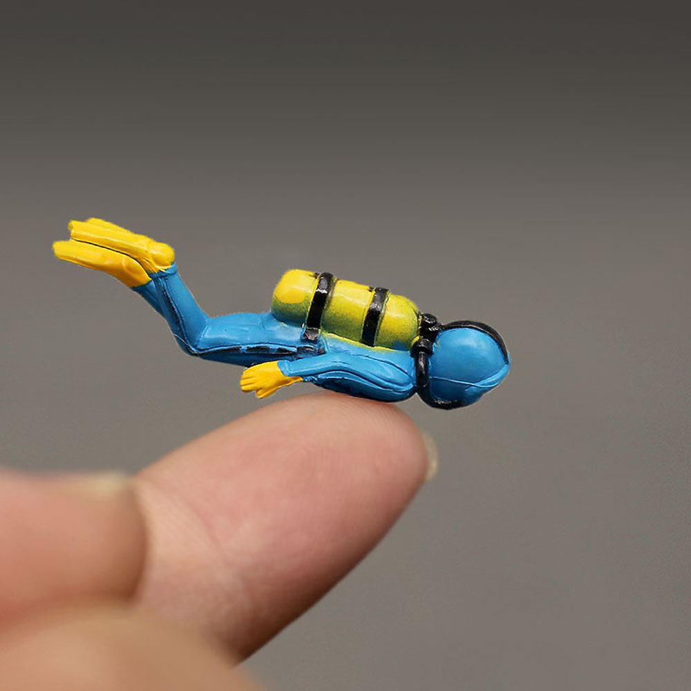 Miniaturowe oceany Model na scenę figurka podwodny świat morze poznaj nurków oceany dekoracje figurki zabawki