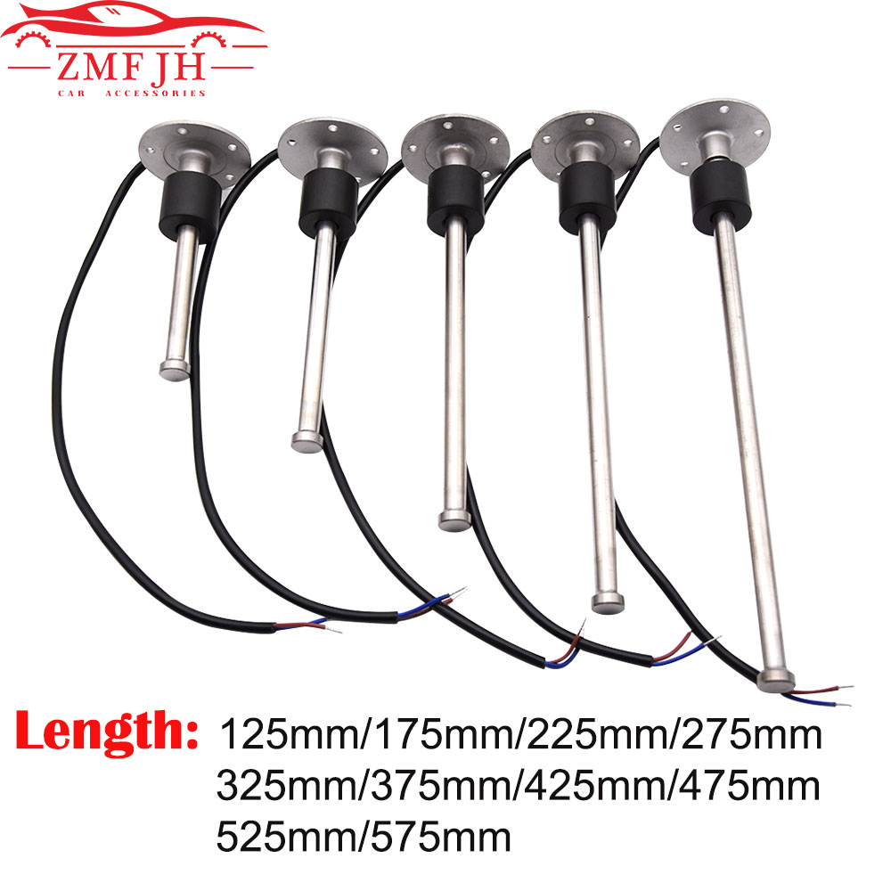 Baru 125/175/225/275/325/375/425Mm Bahan Bakar Level Gauge Sensor Pemakaian pengirim Unit Cocok Pemakaian Alat Pengukur Tingkat Air Meter 0-190/240-33ohm