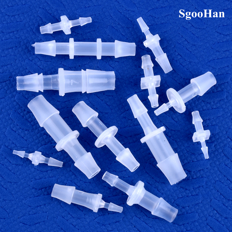 Adaptador de bomba de aire para tanque de Acuario, conectores directos reductores de Pagoda PP de 200 ~ 2,4mm a 7,9 ~ 1,6mm, juntas de manguera de microriego, 5 ~ 6,4 Uds.