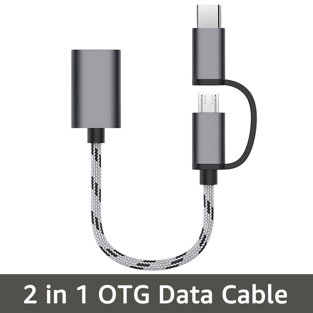 2 in 1 OTG Adapter Type C Micro USB To USB 3.0 Adapter Cable USB-C Data Transfer Cable for Xiaomi Redmi Samsung OTG Connector