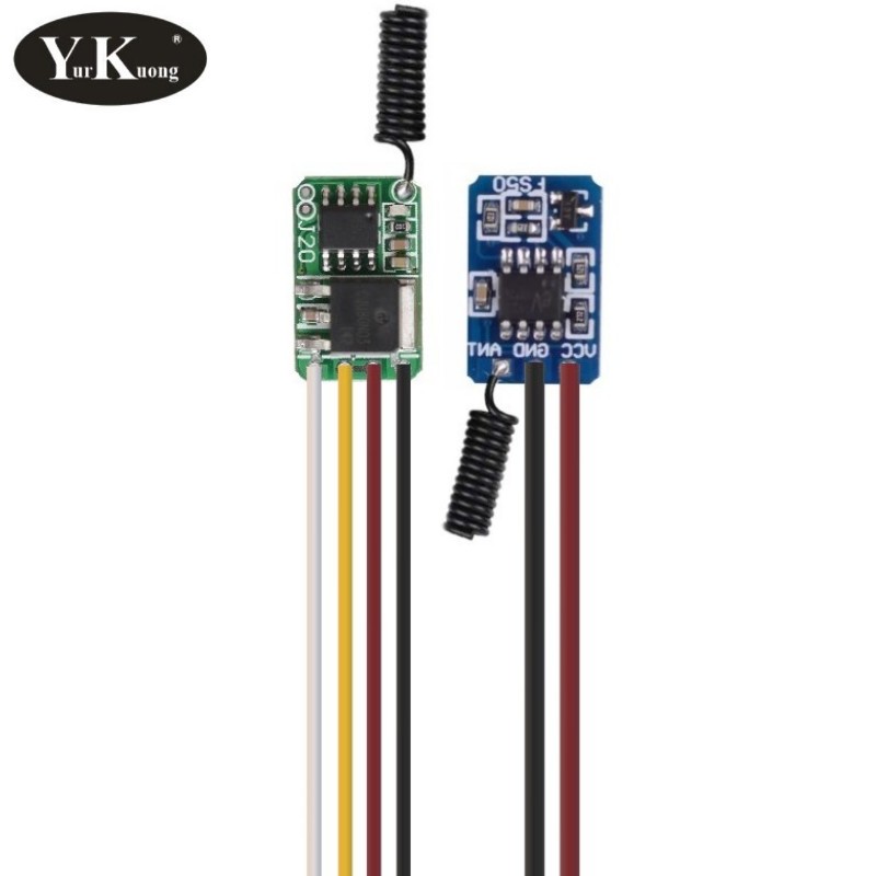 Mini interrupteur télécommandé RF, carte PCB 1527 433,92 MHz, signal de transmission pour système d'alarme, faible courant de veille