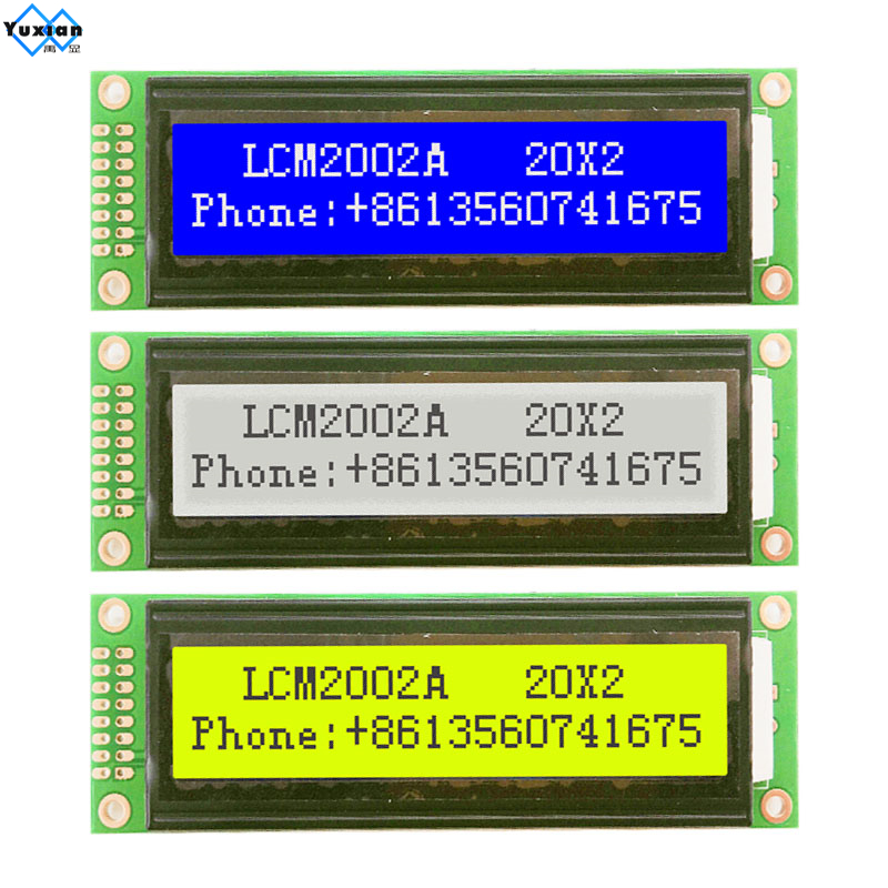 20X2 LCD-Scherm Module I2c 2002a Compatibel Lmb202d Wh2002 Tc2002a Ac202a