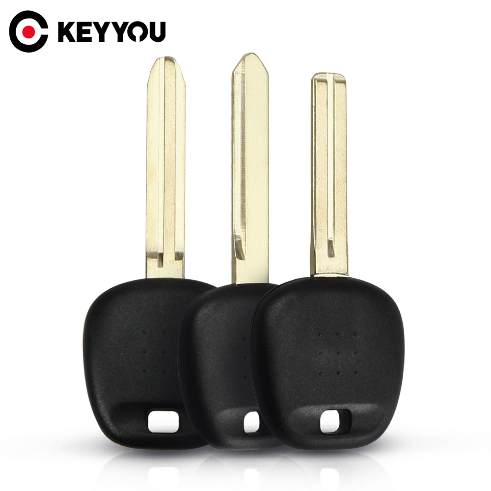 KEYYOU Toy43/Toy47/Toy48 Pisau Transponder Kosong Chip Mobil Remote Kunci Kasus Shell Untuk Toyota Rav4 Camry Highlander yaris Corolla