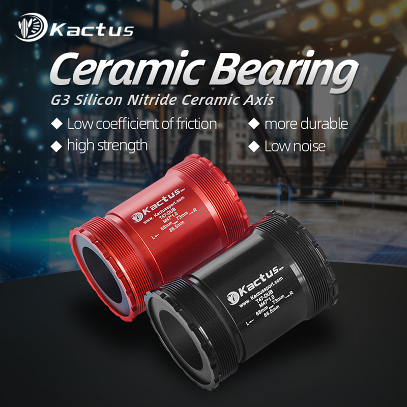 Support de pédalier de vélo en céramique KACTUS BB T47-DUB, largeur 86.5mm, pour manivelle SRAM DUB, groupe Axis 28.99, pièces de vélo en alliage d'aluminium