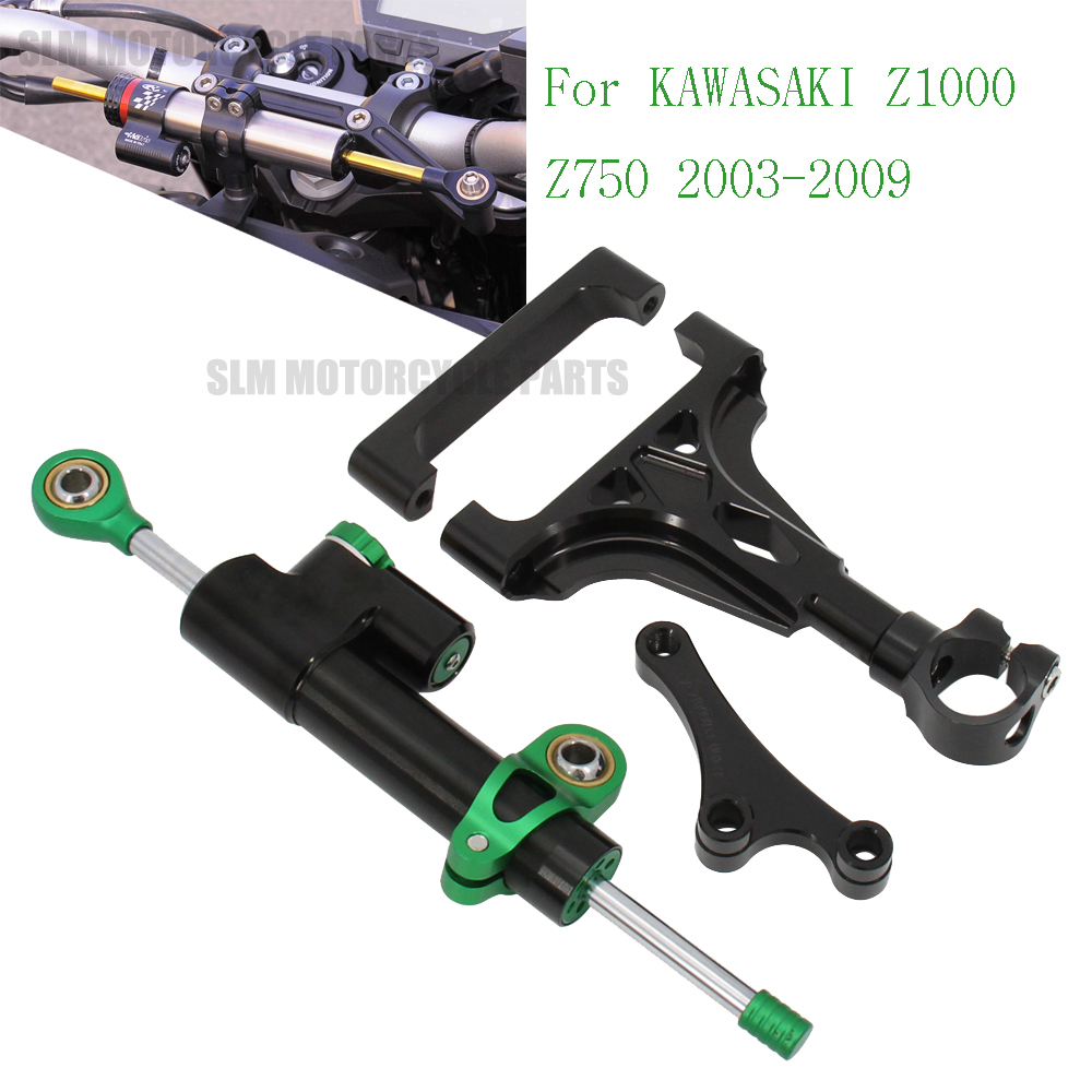 Motocykle Do Kawasaki Z1000 Z750 2003-2013 2012 2011 Motocyklowy Aluminiowy Stabilizator Układu Kierowniczego Amortyzator Mocowanie