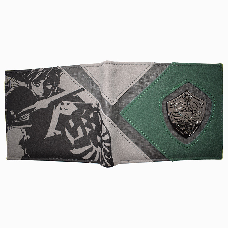 Cartera de juego de nueva llegada, monedero de cuero PU de alta calidad para hombre