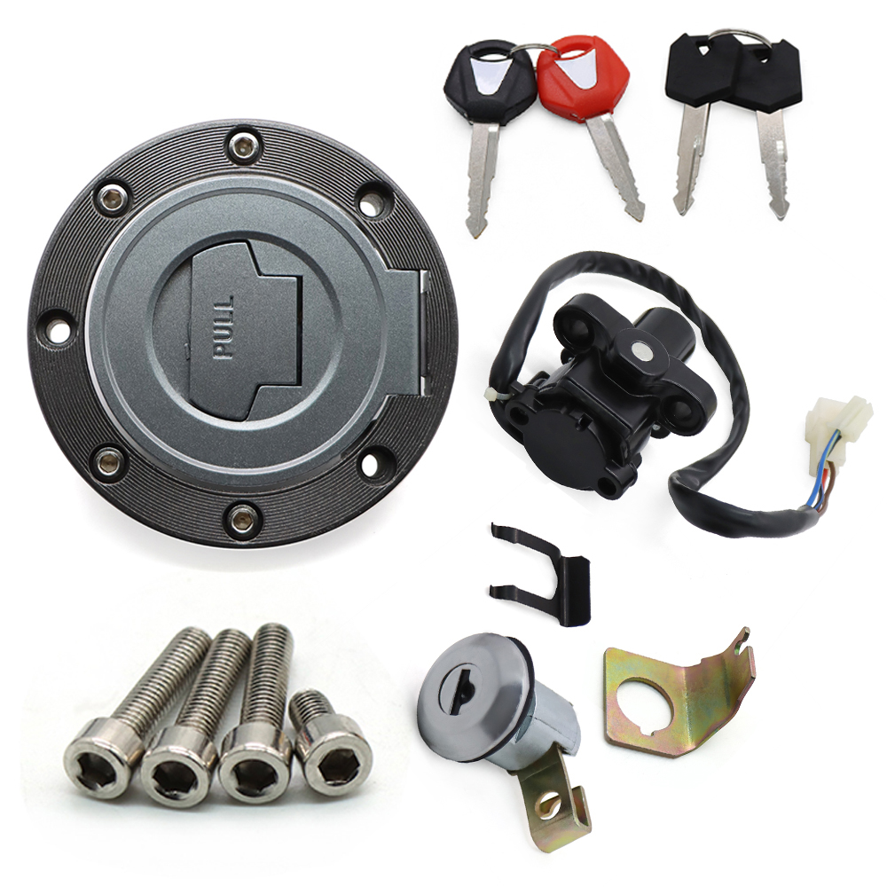 Комплект ключей зажигания для Yamaha YZF R1 YZF R6 1992-2013 FJR1300 2001-2010 FZ6 YZF1000 YZF600 1991-2011