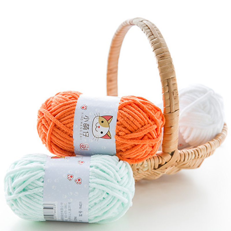 50g/Knäuel DIY Strickgarn Wolle Linie Baby Schal Mütze Weiche Dicke Lanas Häkelgarn Chunky Großhandel