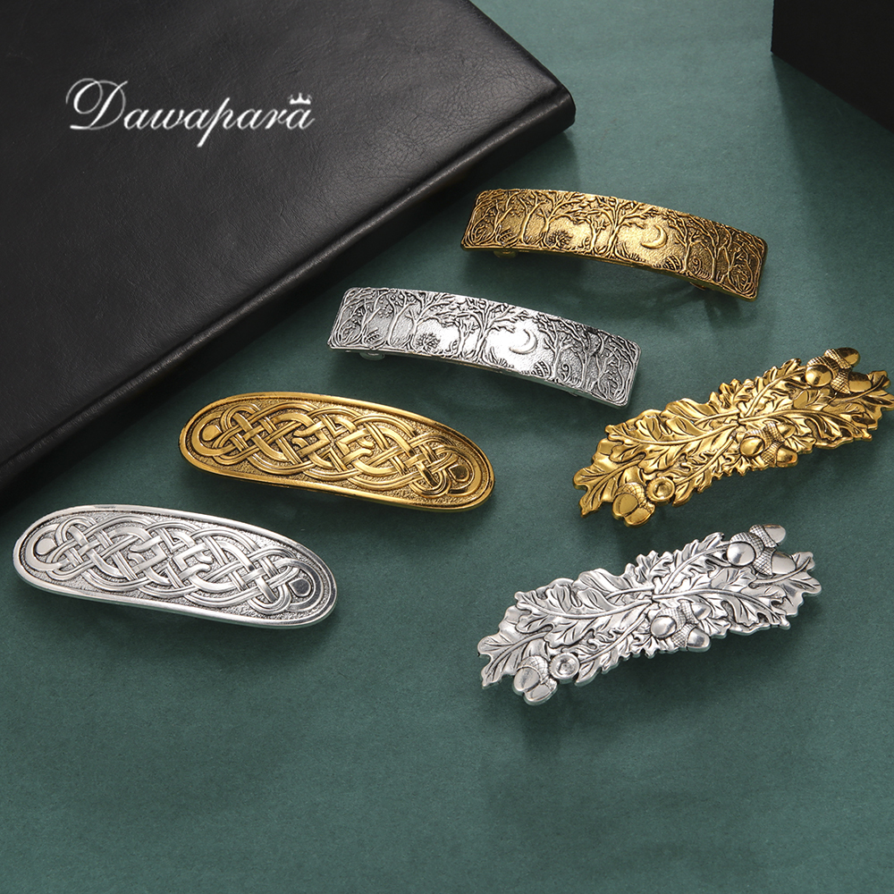 Viking Barrettes Haarspeld Haaraccessoires Wicca Tiara Vintage Celtics Tree of Life Bloem Haarclips Vrouwen Meisjes haarclips voor vrouwen Haarkam voor vrouwen Haaraccessoires voor vrouwen