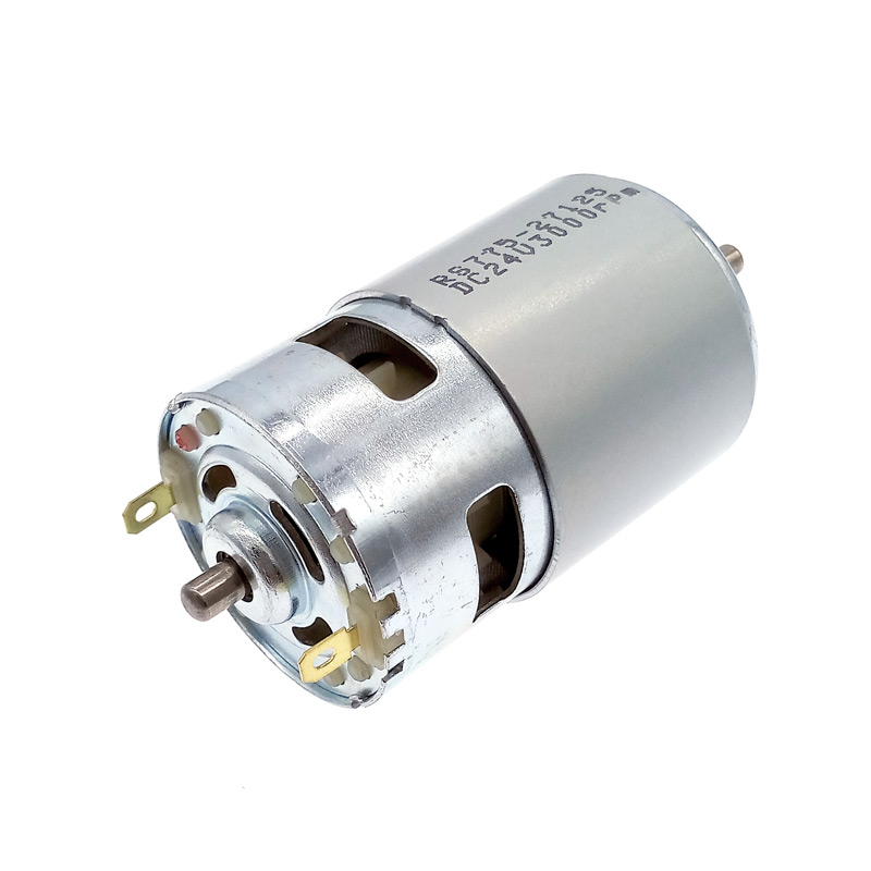 Silnik DC 12 V RS775 Duży moment obrotowy Niski poziom hałasu 775 24 V Podwójne łożysko kulkowe 3000 obr./min 4500 obr./min 6000 obr./min 8500 obr./min 10000 obr./min