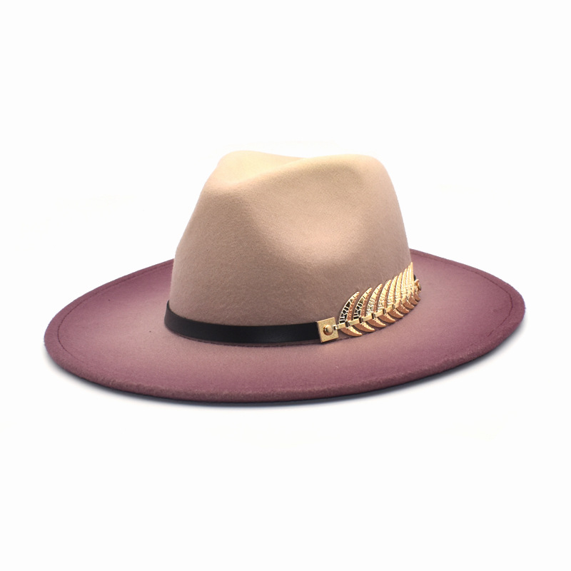 Chapeaux Fedora en feutre de laine à large bord nickel é, Jazz, boucle du cuir chevelu, style britannique, fête Trilby, casquette anderformelle, robe, chapeau d'hiver, nouveau