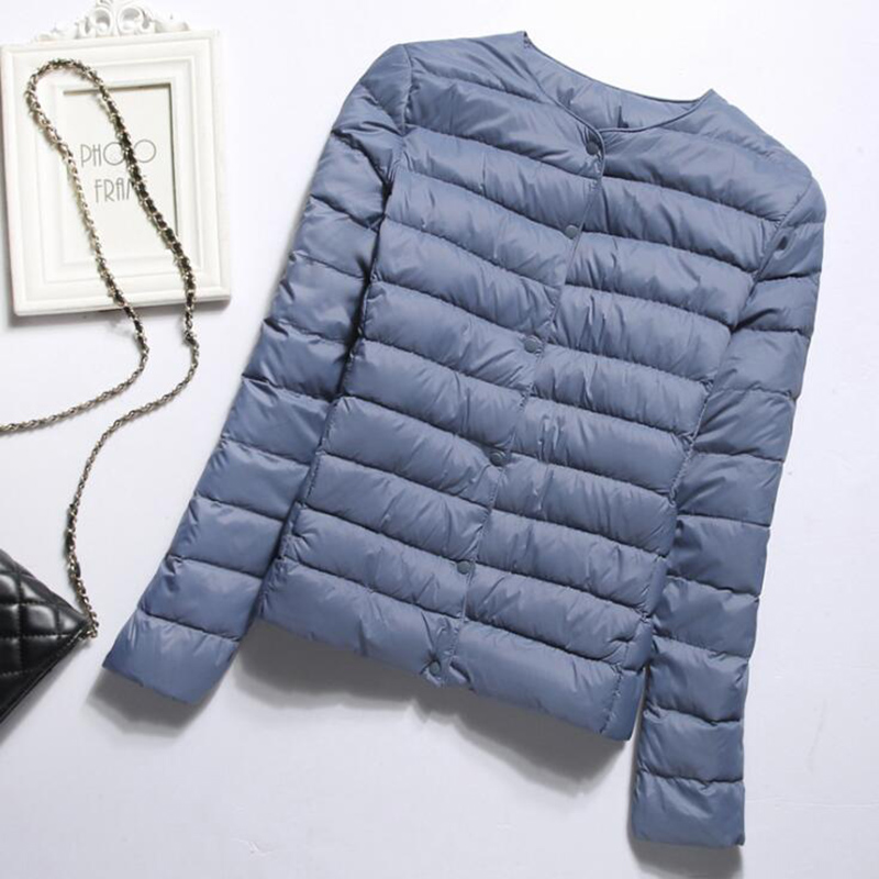 Sedutmo Winter Slanke Vrouwen Eend Donsjack Ultra Licht Korte Jas Voorjaar Dunne Puffer Jas ED1417