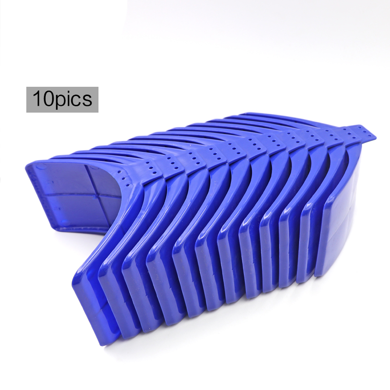 Suporte de plástico para poleiro pomba, descanso pomba, suporte frame, poleiros, poleiro para pássaro, suprimentos para papagaios, casa do pássaro, azul, 10pcs